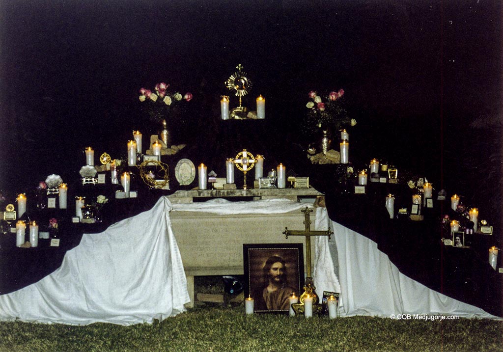 Relics at Caritas October 8, 2000