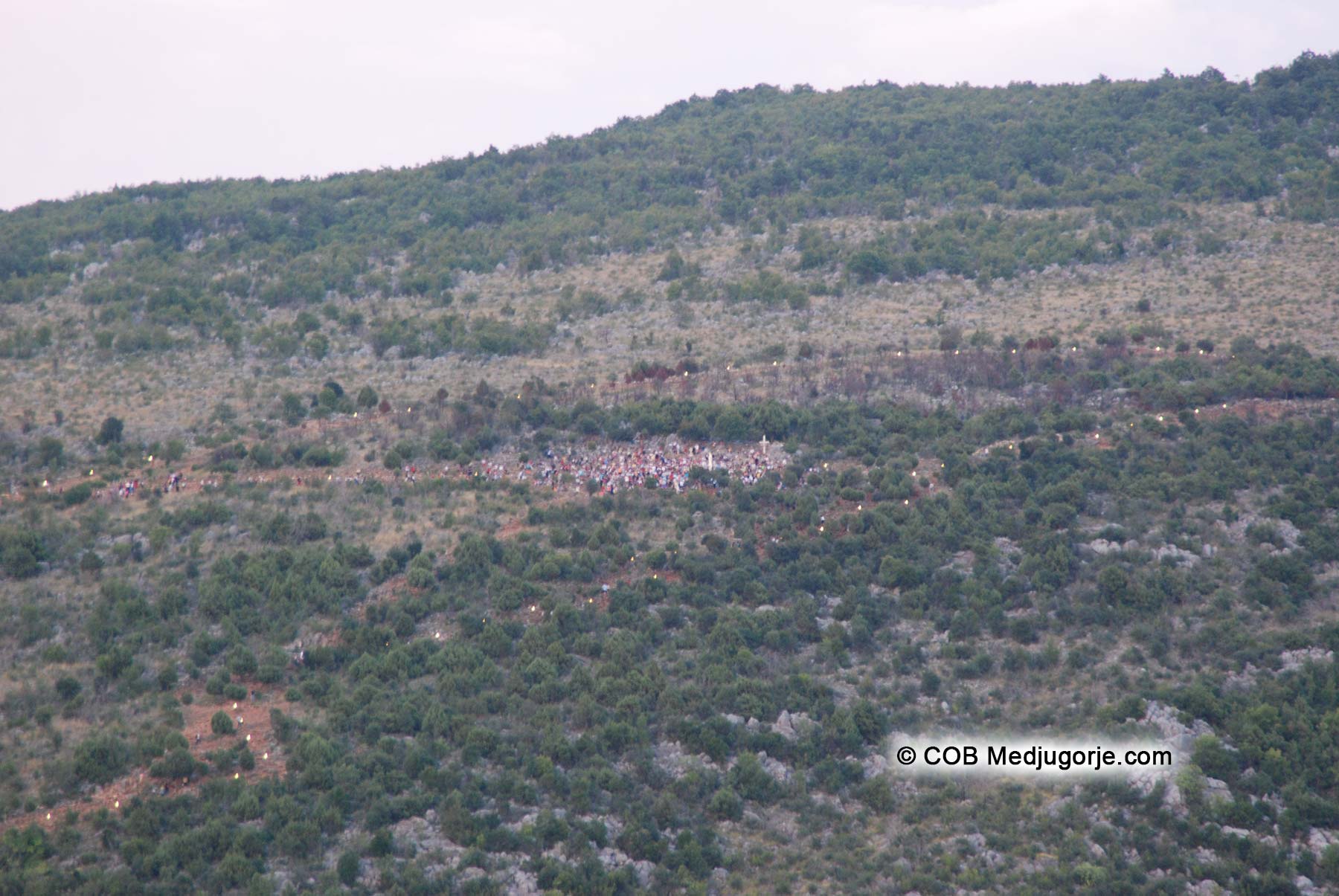 A View of Apparition Hill Earlier Today August 14, 2009