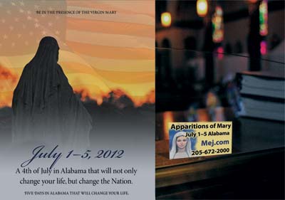Put cards in your local church for July 1-5, 2012
