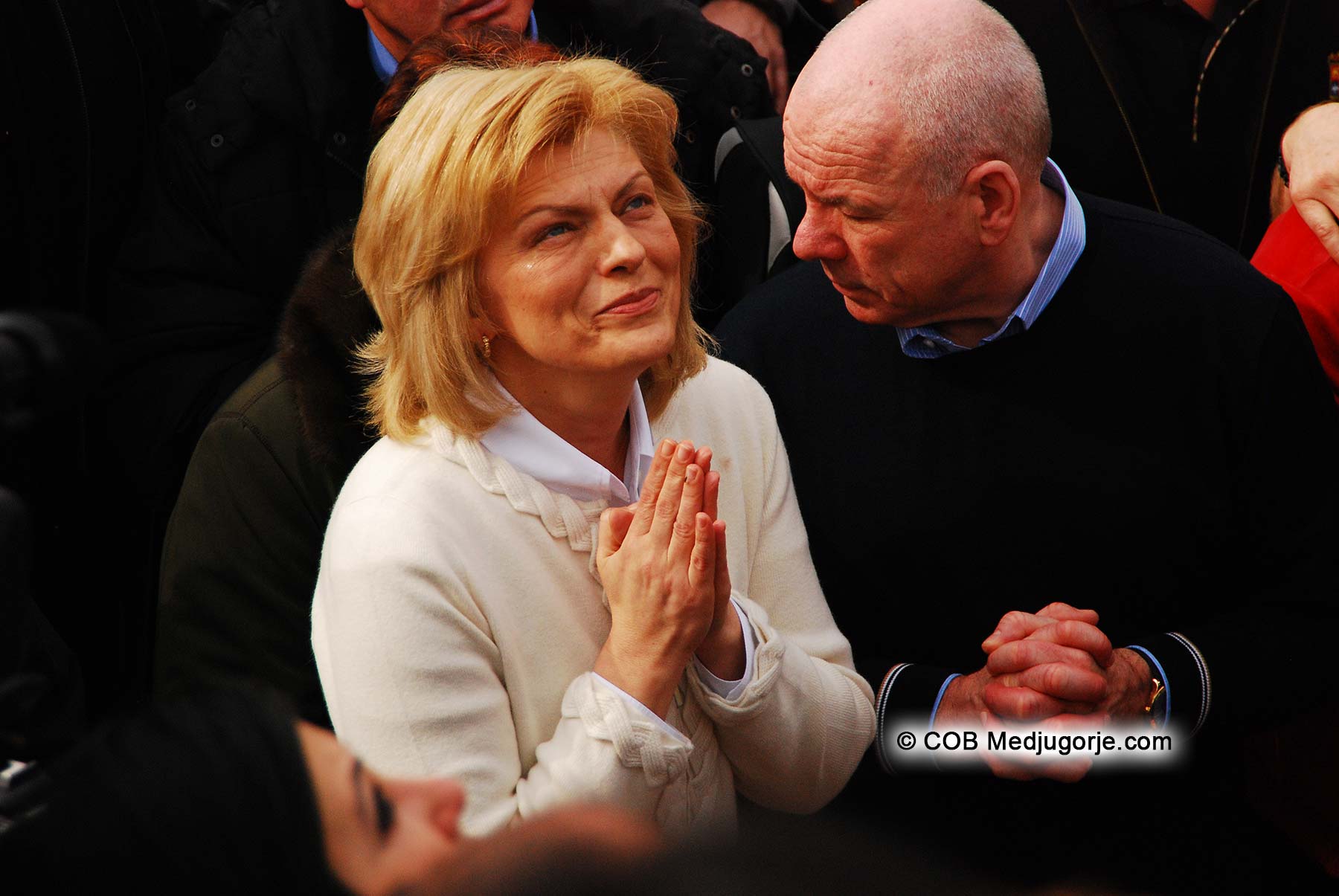 Mirjana during her annual apparition, March 18, 2010