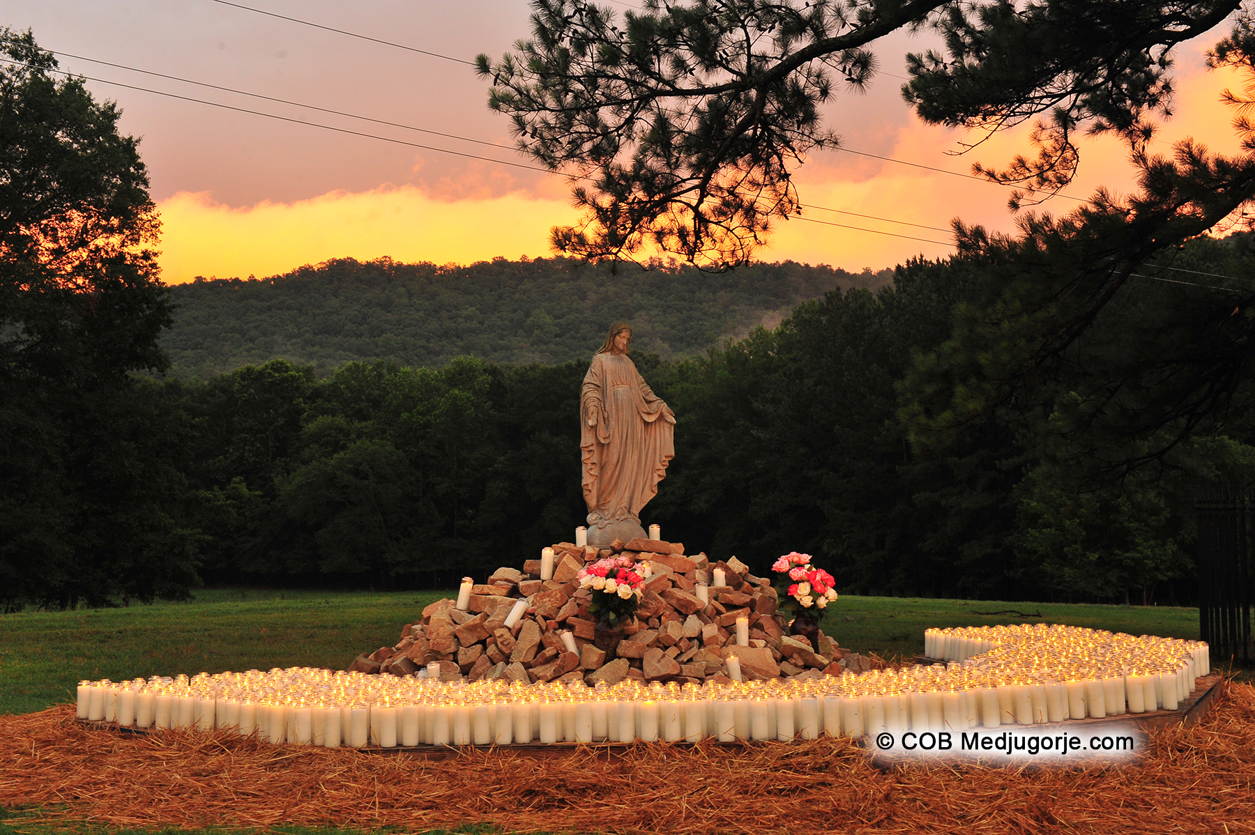 Our Lady's statue in the Field of Apparitions