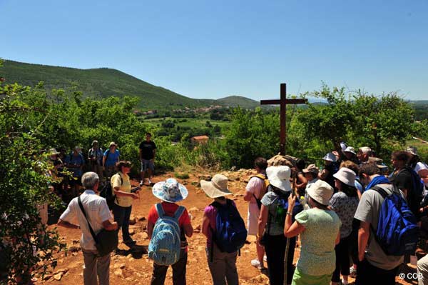 Caritas Pilgrims June 2011 - Apparition Mountain