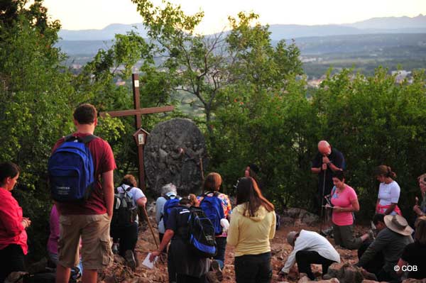Caritas Pilgrims June 2011 - Cross Mountain