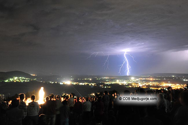 Lightning Bolt taken in Medjugorje