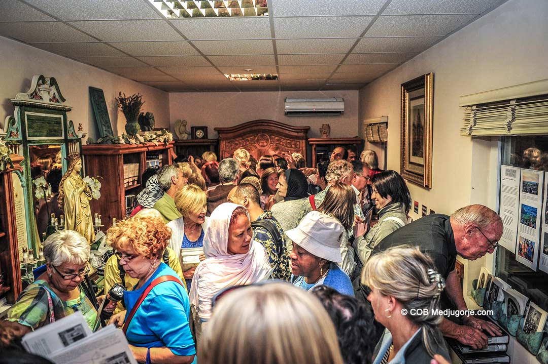 Pilgrims in the Caritas Mission House in Medjugorje
