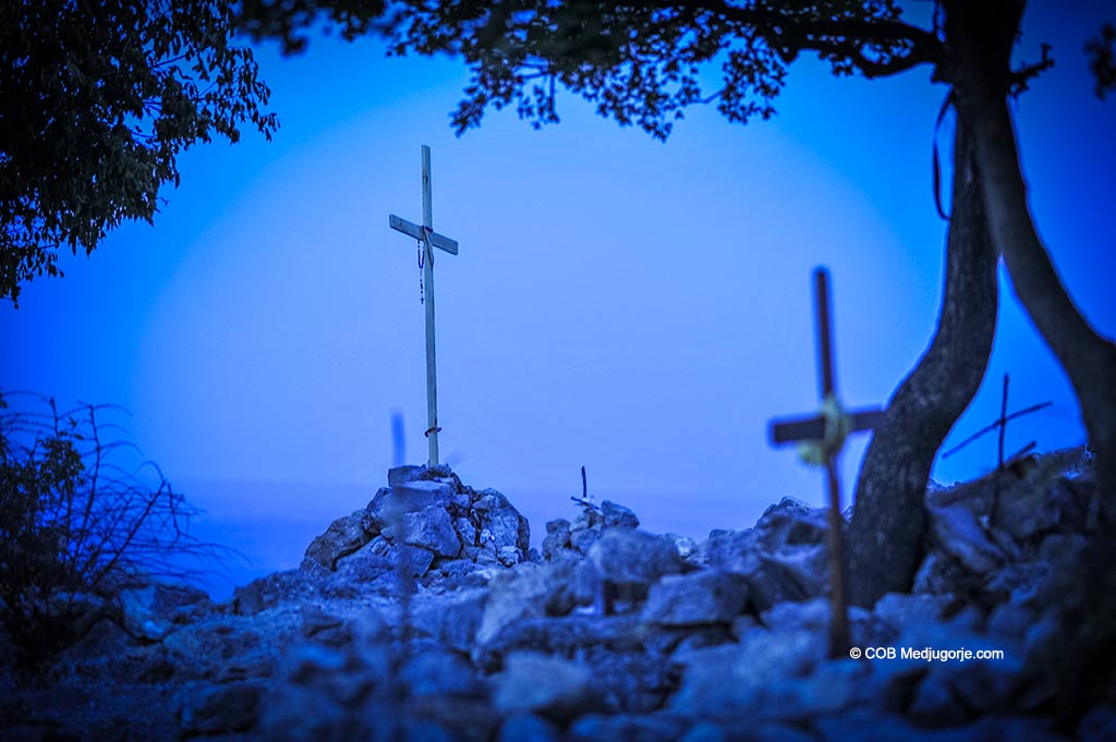 Crosses on Cross Mountain in Medjugorje