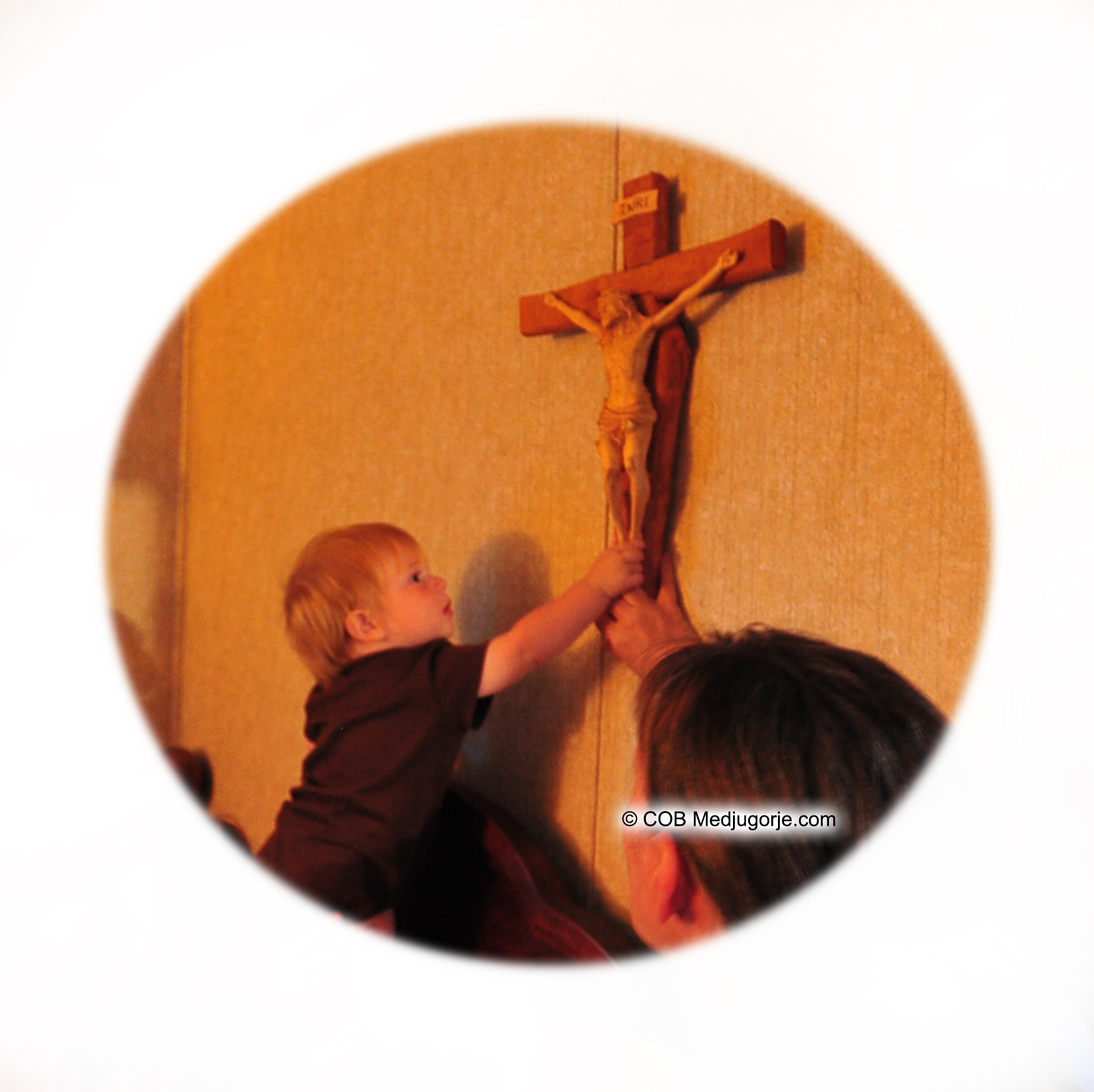 Jacob grabbing the crucifix