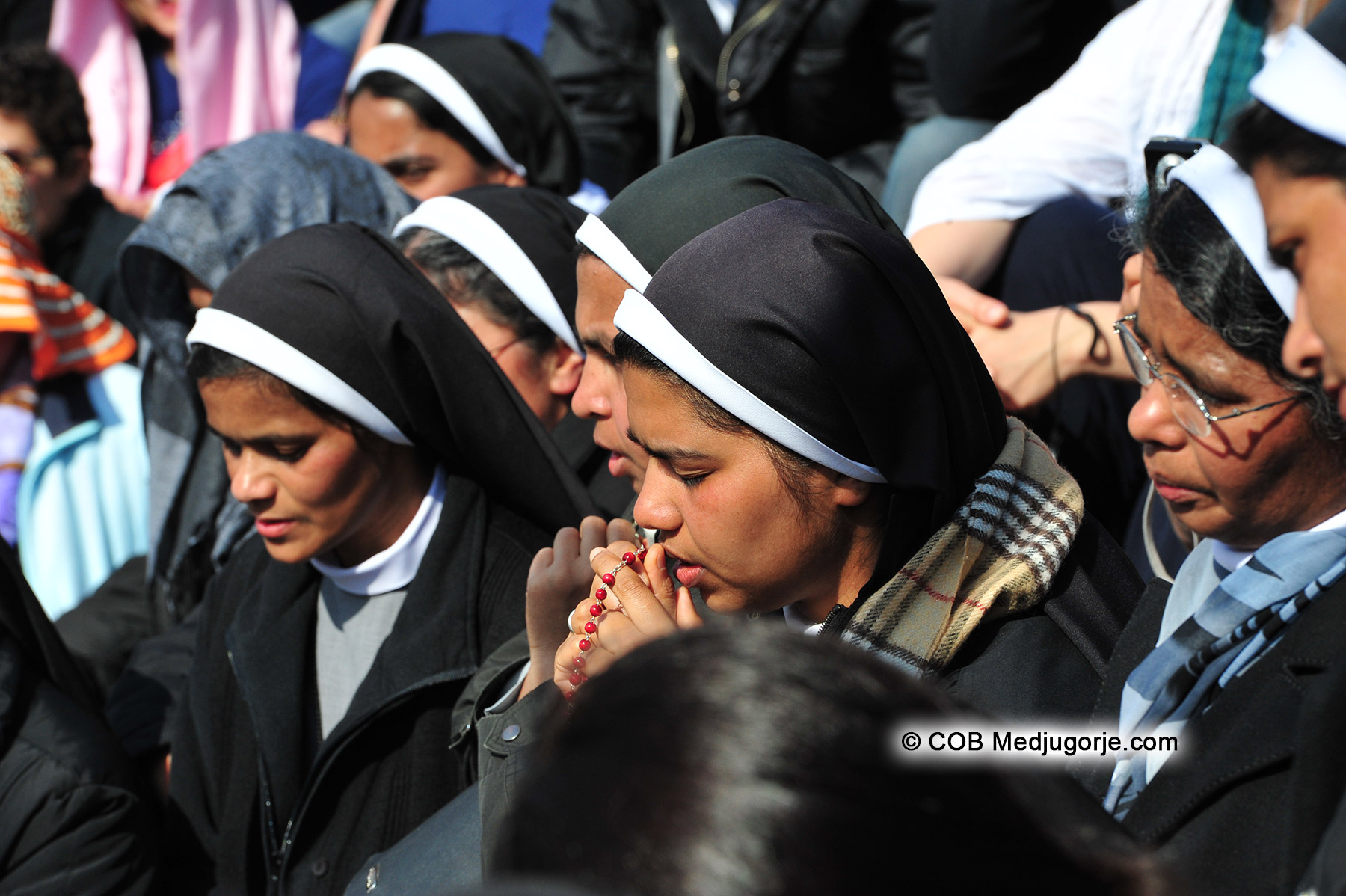Nuns praying, March 18, 2012