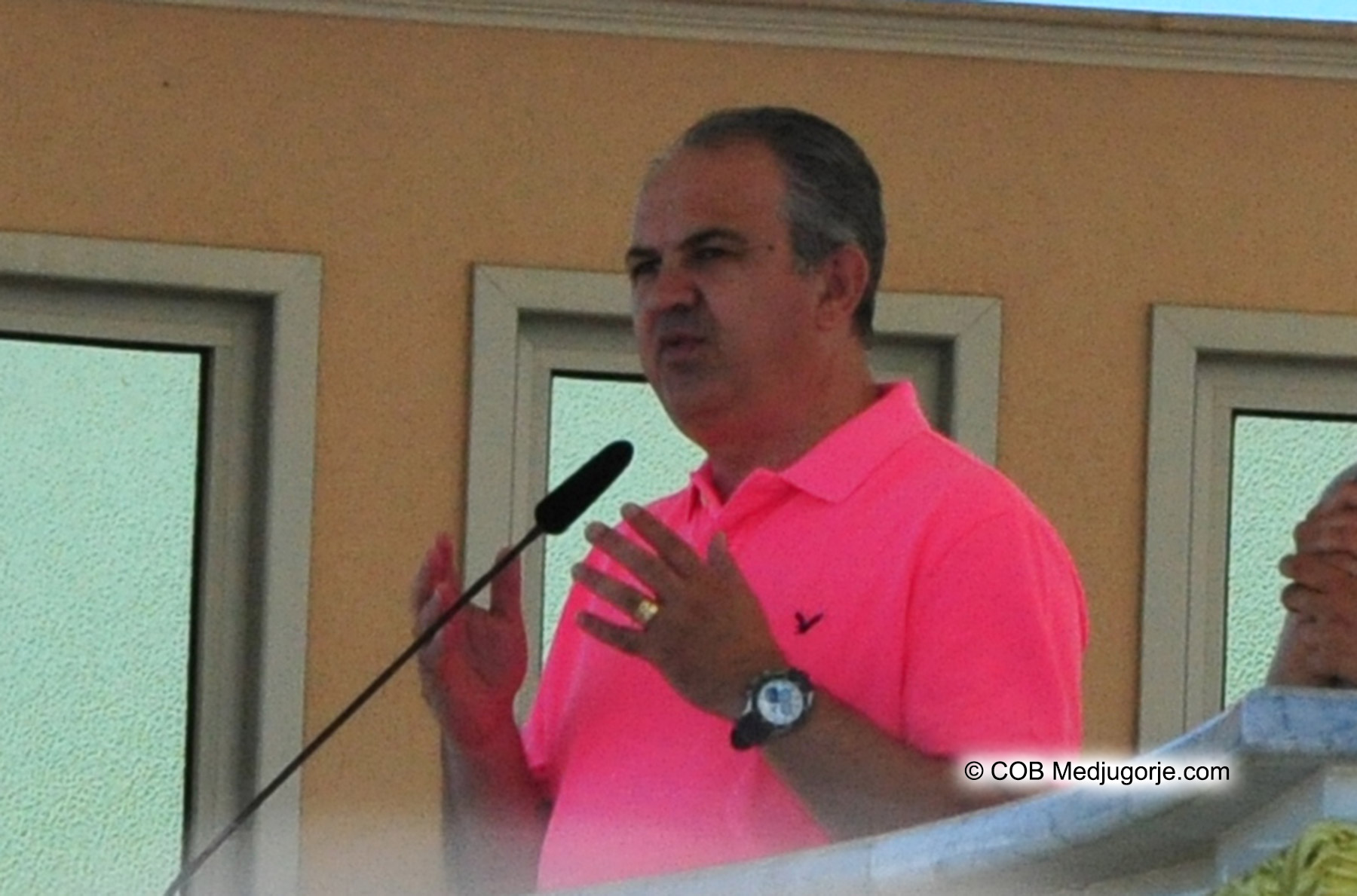 Medjugorje Ivan speaking to Pilgrims June 6, 2012