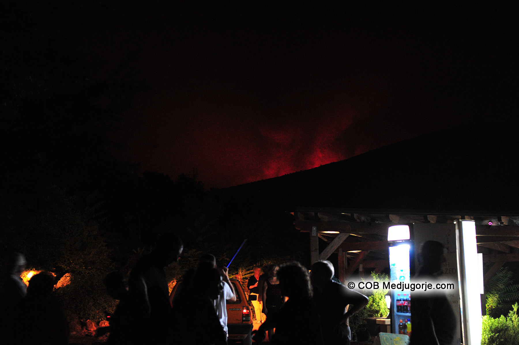 Fire at Apparition Mountain August 31, 2012