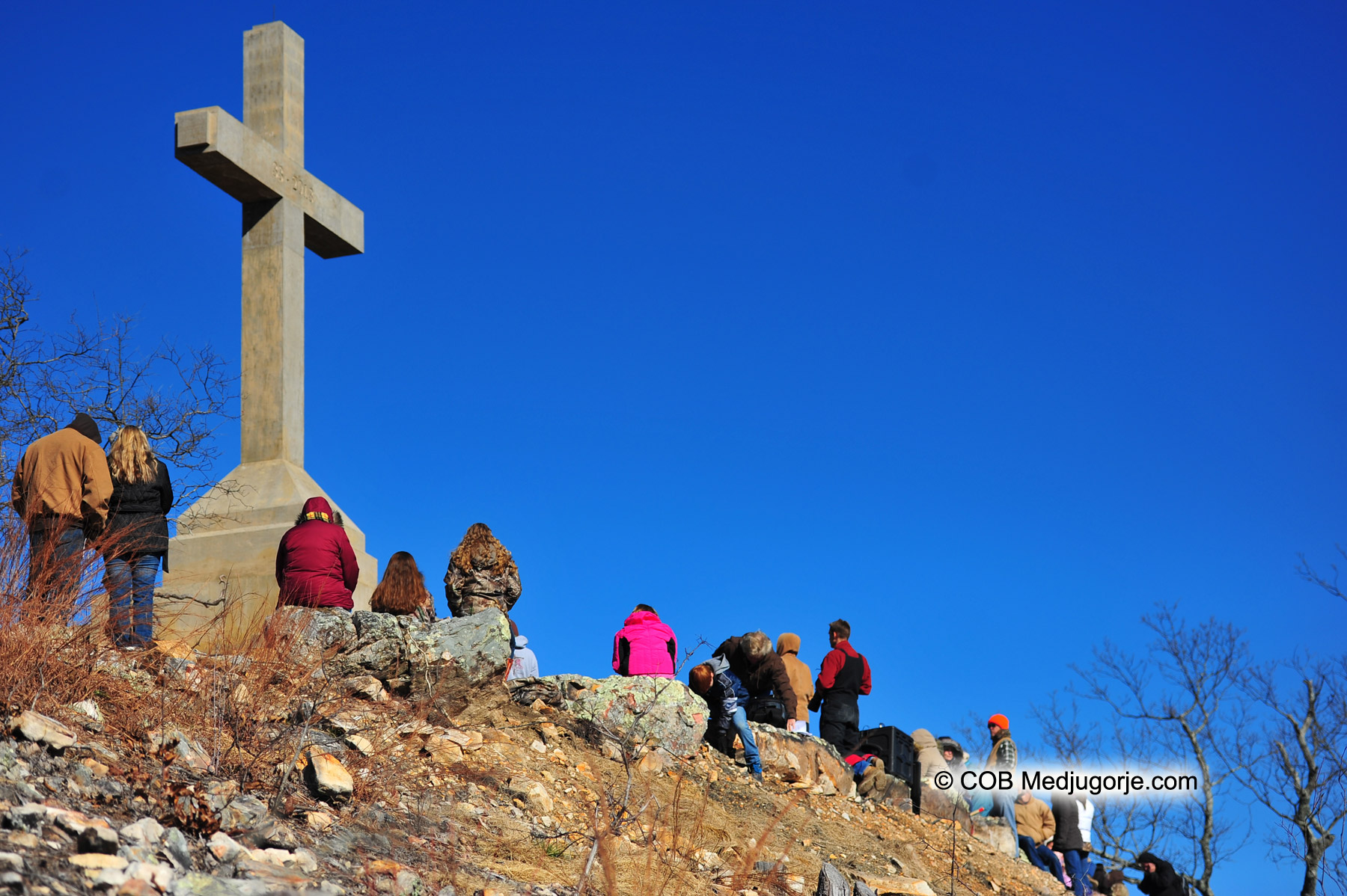 The Cross on Penitentiary Mountain behind Caritas