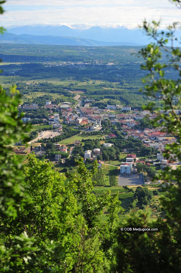 The Village of Medjugorje as seeon on June 21, 2014