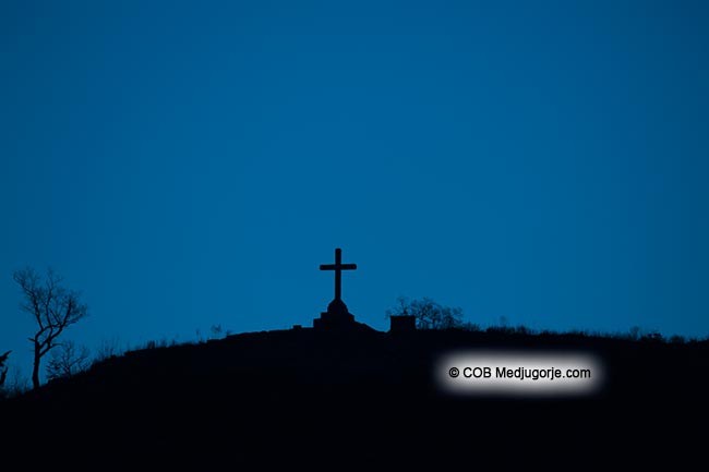 Cross on Penitentiary Mountain taken with Big Lens