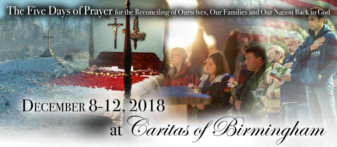 December 8-12, 2018 at Caritas of Birmingham