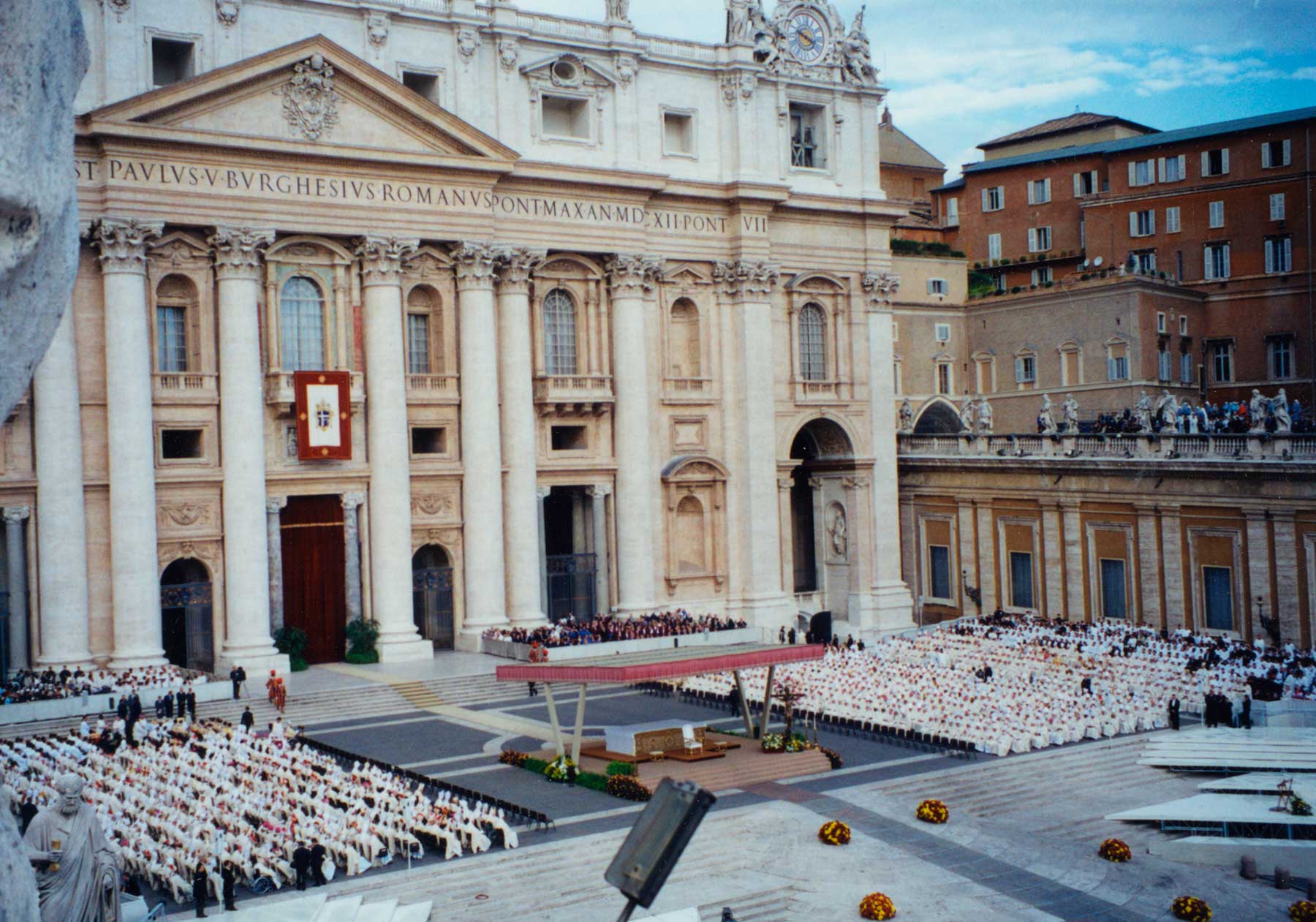 October 8, 2000 Entrustment by Pope John Paul II