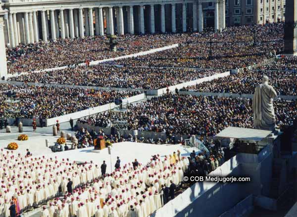 October 8, 2000 Entrustment in Rome