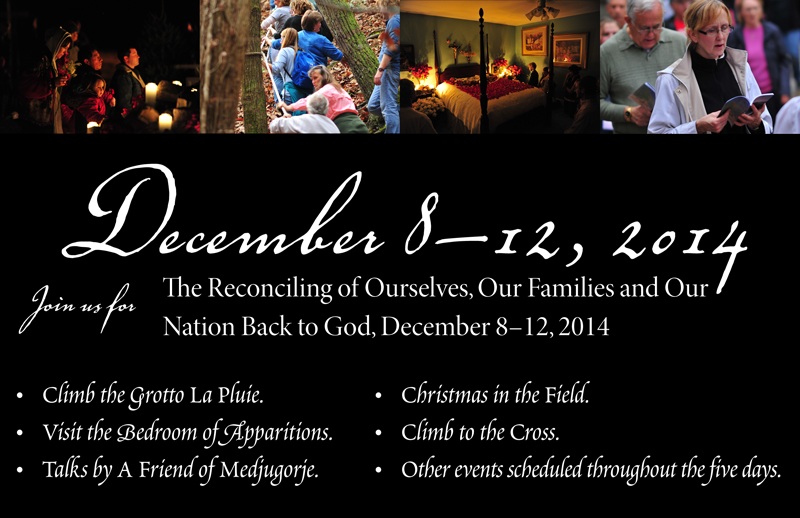 Come to Caritas December 8-12, 2014