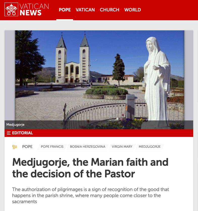 Vatican News Editorial May 13, 2019