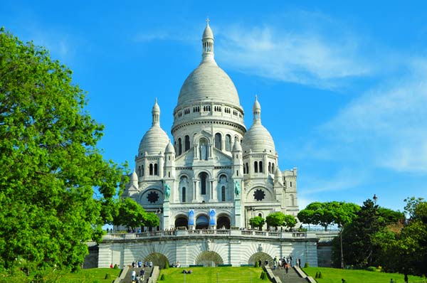 The Basilica of the Sacred heart Paris, France
