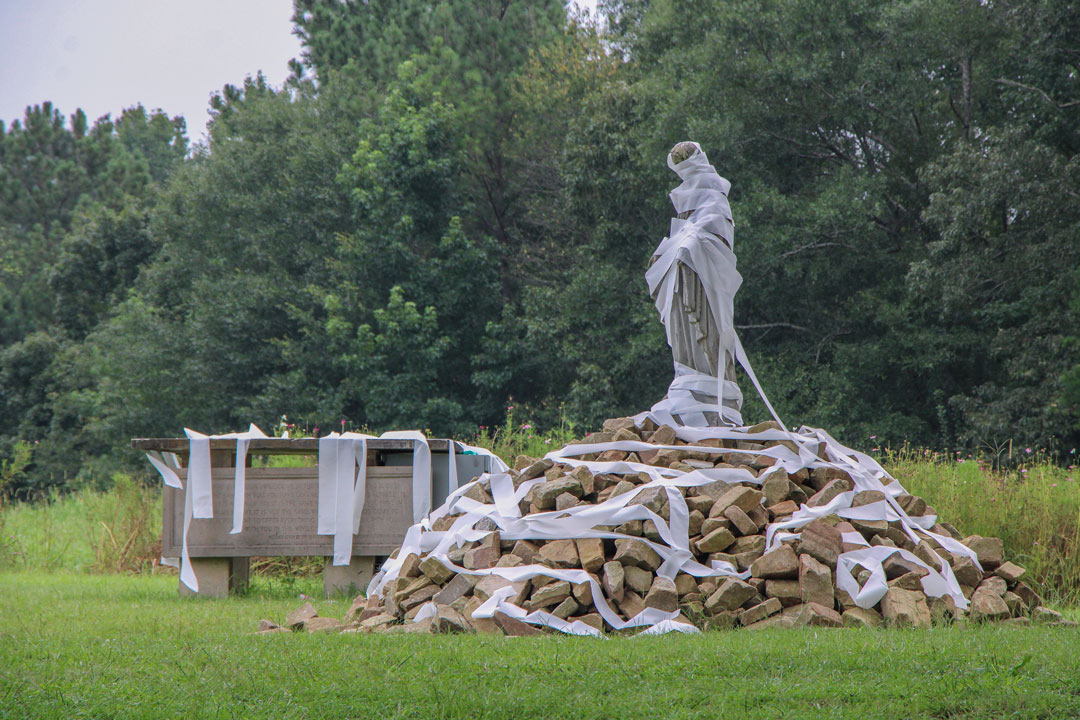 Statue in the Field Desecrated Aug. 2, 2021