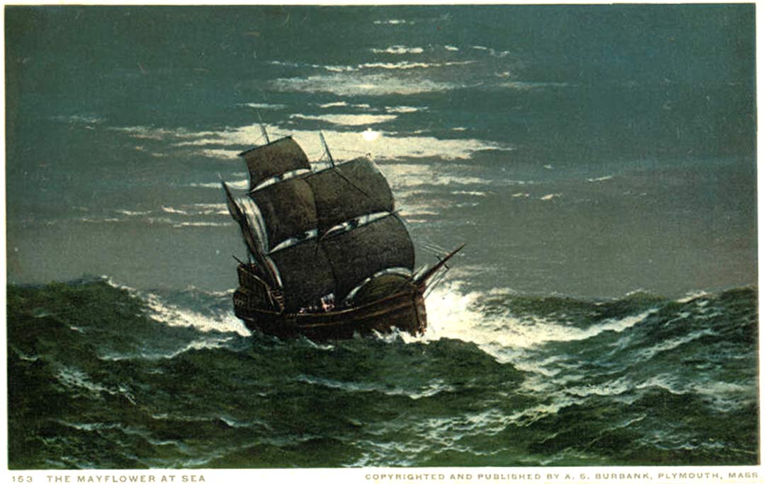 Mayflower on the Sea
