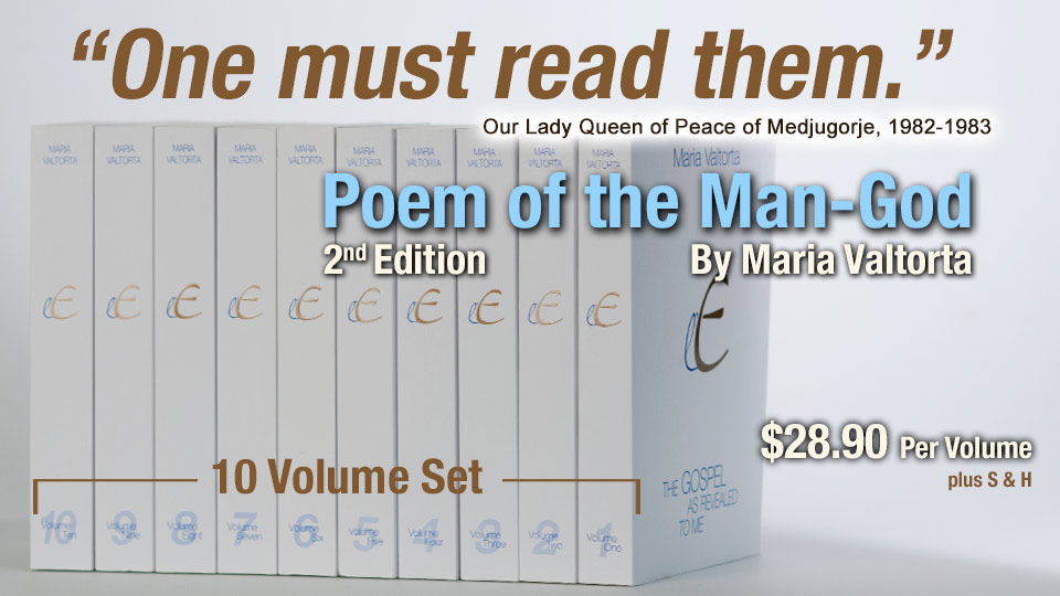 Poem of the Man-God, by Maria Valtorta