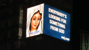 Sign at Times Square, NY