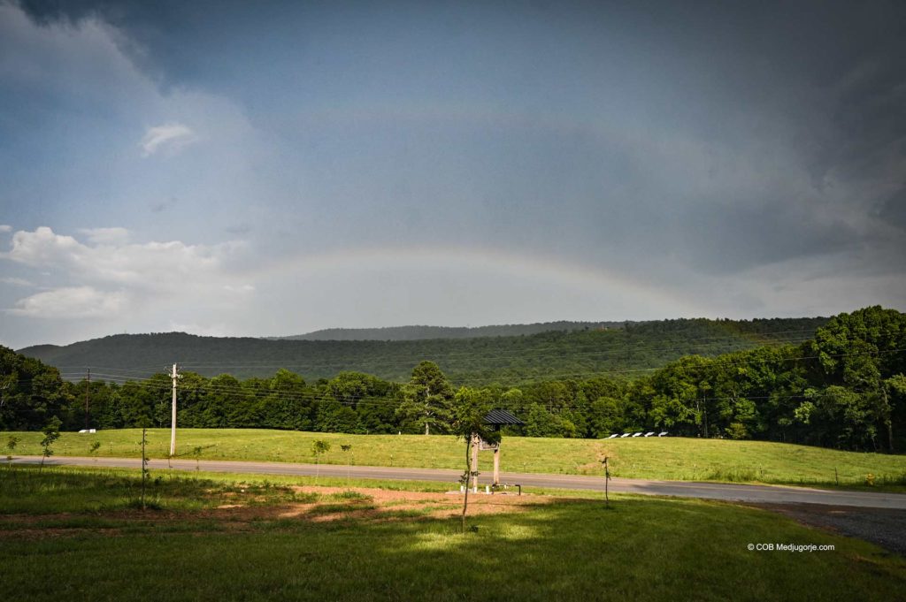 Rainbow over the Field of Apparitions June 23, 2022