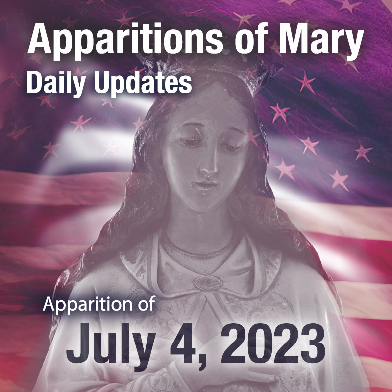 Apparition of July 4, 2023 at Caritas of Birmingham