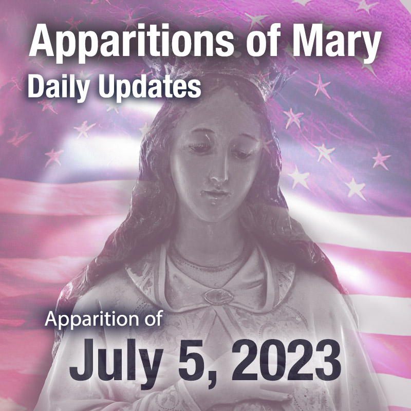 Apparition of July 5, 2023 at Caritas of Birmingham