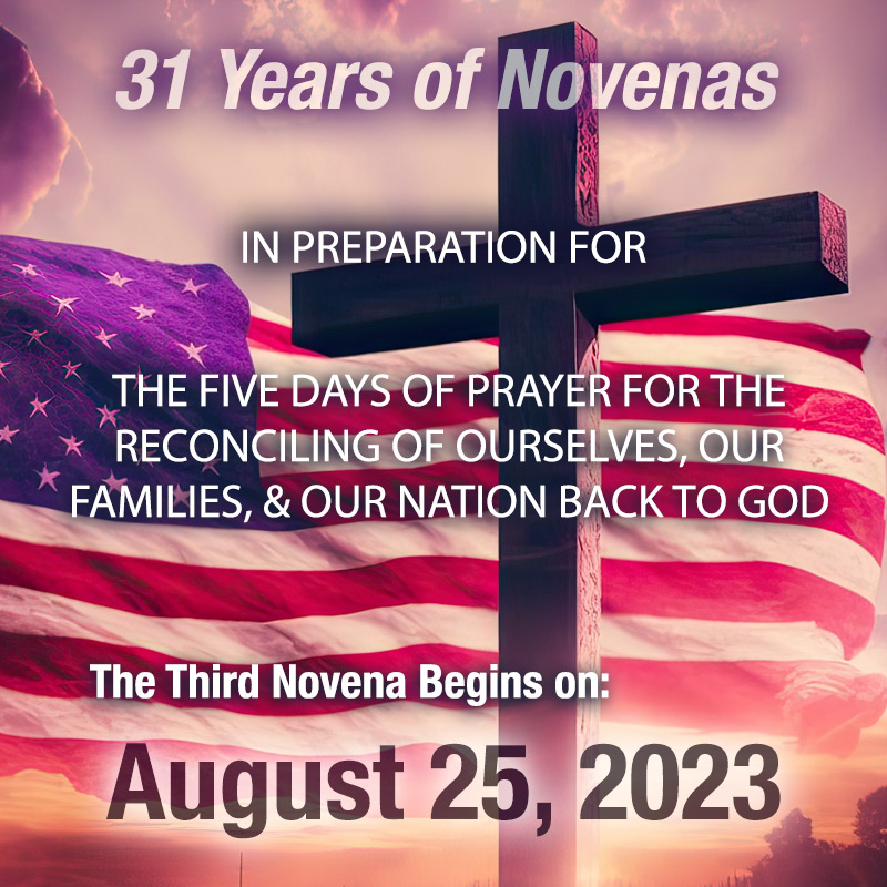 Seven novenas - August 25, 2023