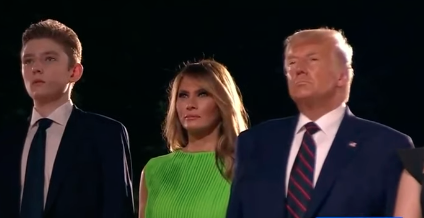 Barron, Melania, Donald Trump - Ave Maria at the White House