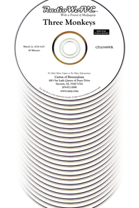 Three Monkeys - 25 CD's Bulk